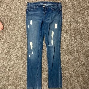 Lauren Conrad skinny jeans distressed